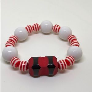 Red & White Bracelet